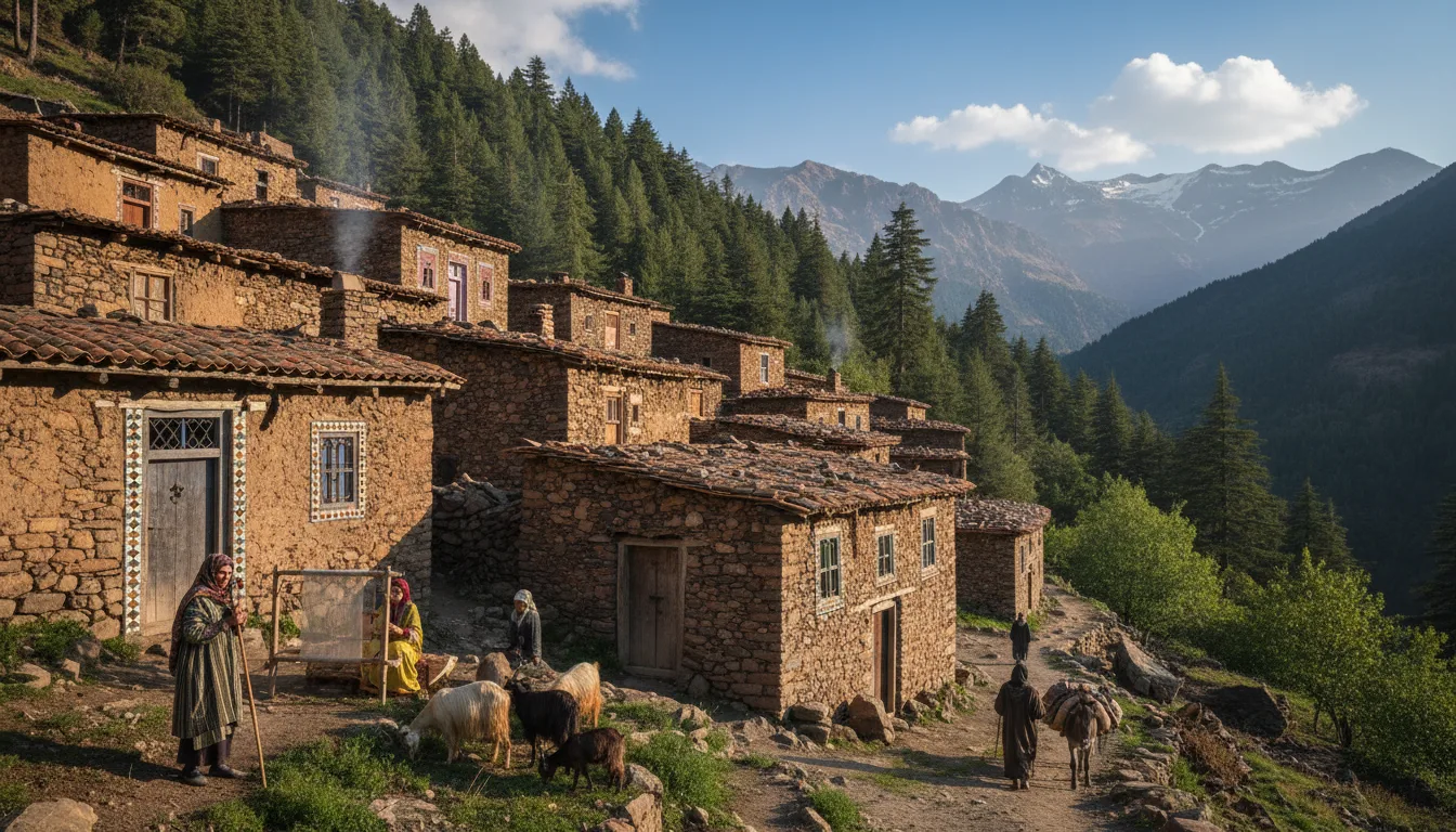 découvrez tmourghout, un village authentique niché au cœur du moyen atlas marocain, offrant un aperçu unique de la culture berbère et des paysages naturels enchanteurs.