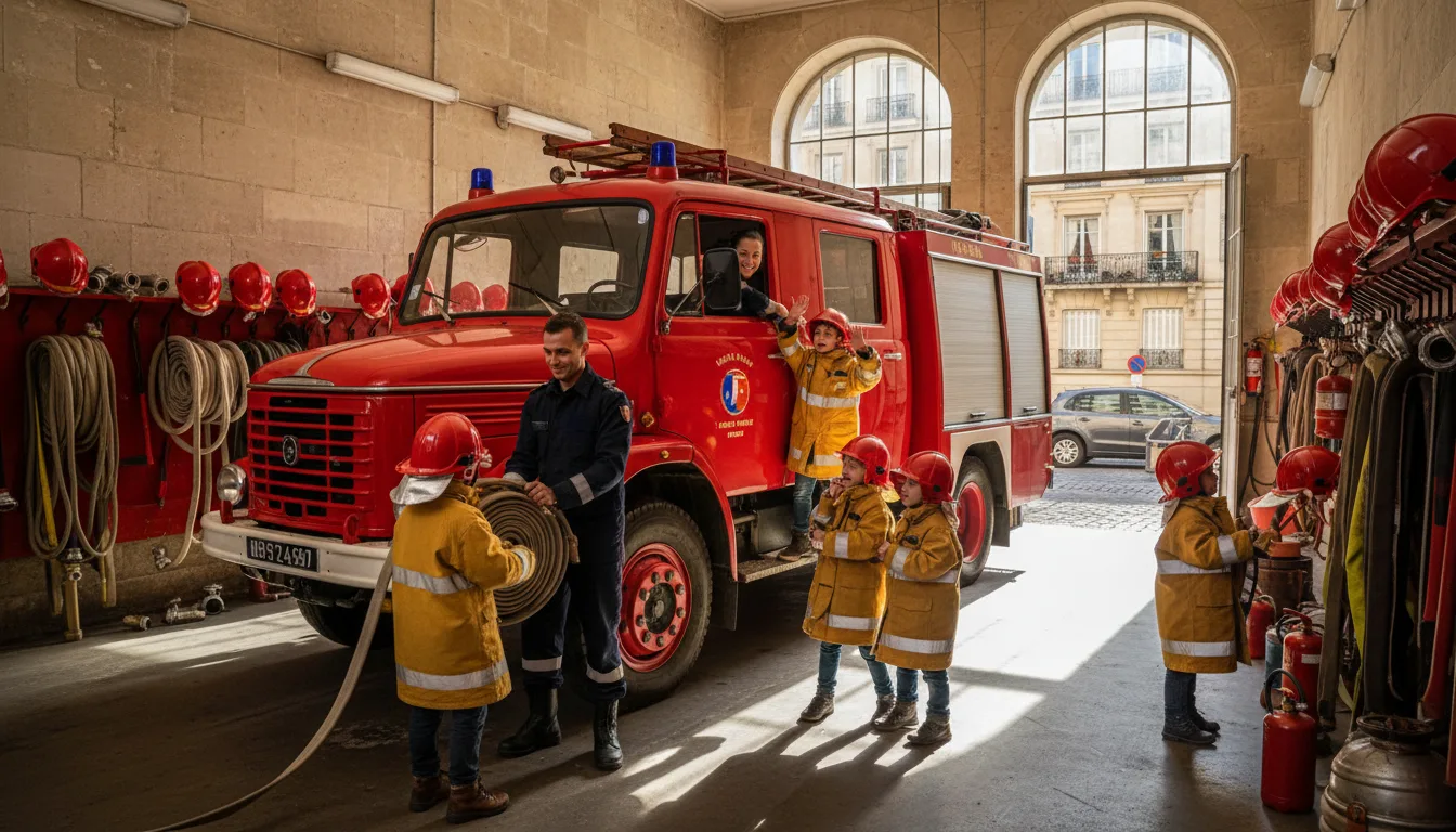découvrez une visite ludique de la caserne de pompiers à paris, idéale pour les enfants avec des activités passionnantes et éducatives.