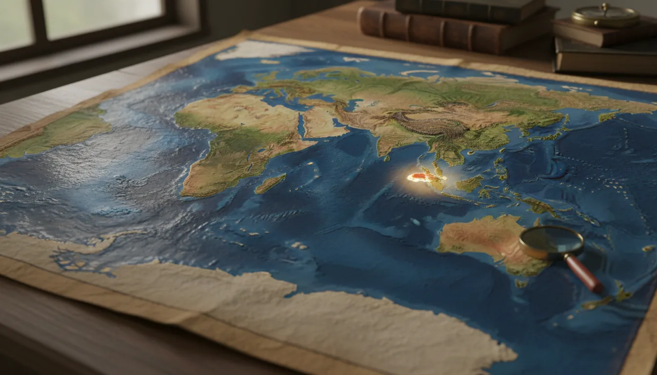 découvrez la carte de singapour dans le monde, avec sa localisation précise et des faits essentiels sur cette cité-état dynamique et cosmopolite.